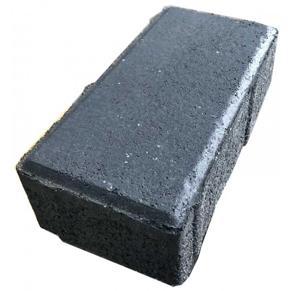 10*20 (8 CM) DİKDÖRTGEN PARKE SİYAH